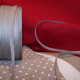 Ruban beige en lin