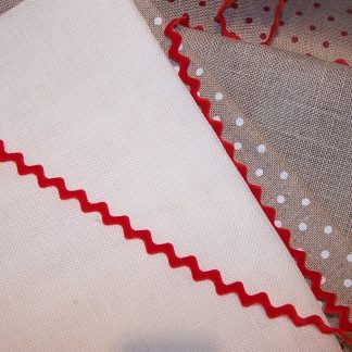 Croquet velours rouge