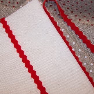 Croquet velours rouge