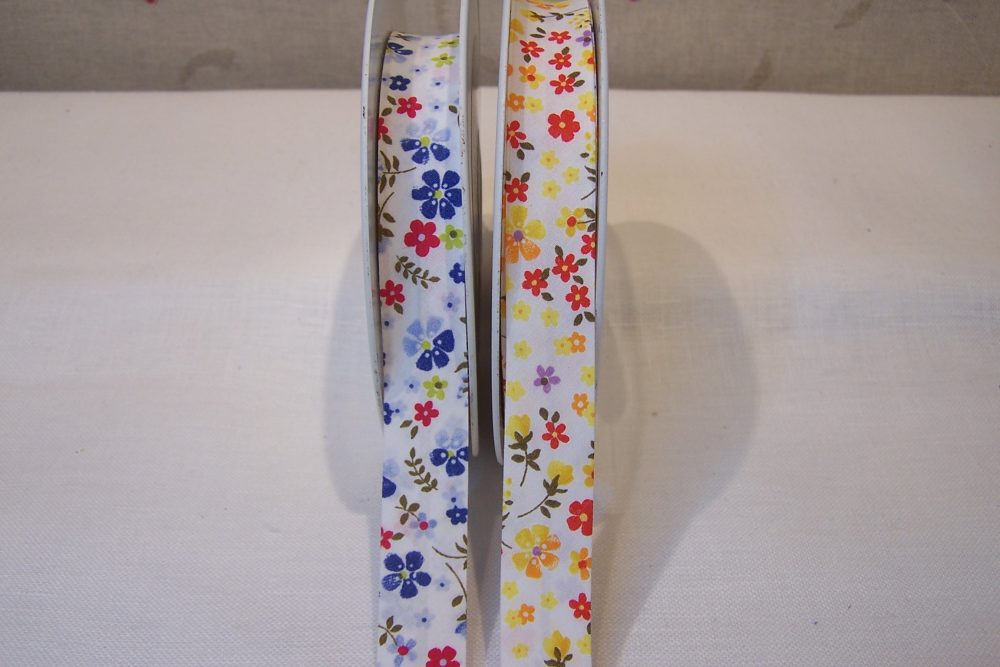 Biais fleuri liberty