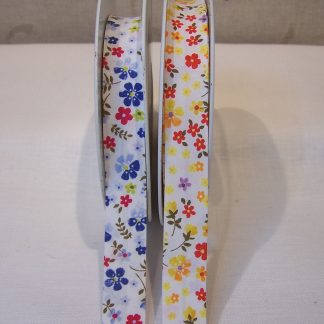 Biais fleuri liberty