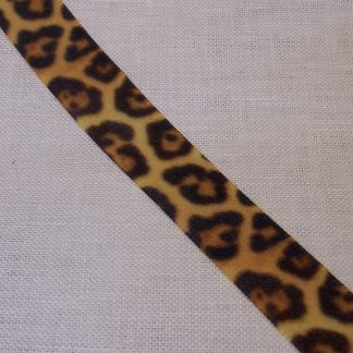 Ruban velours léopard