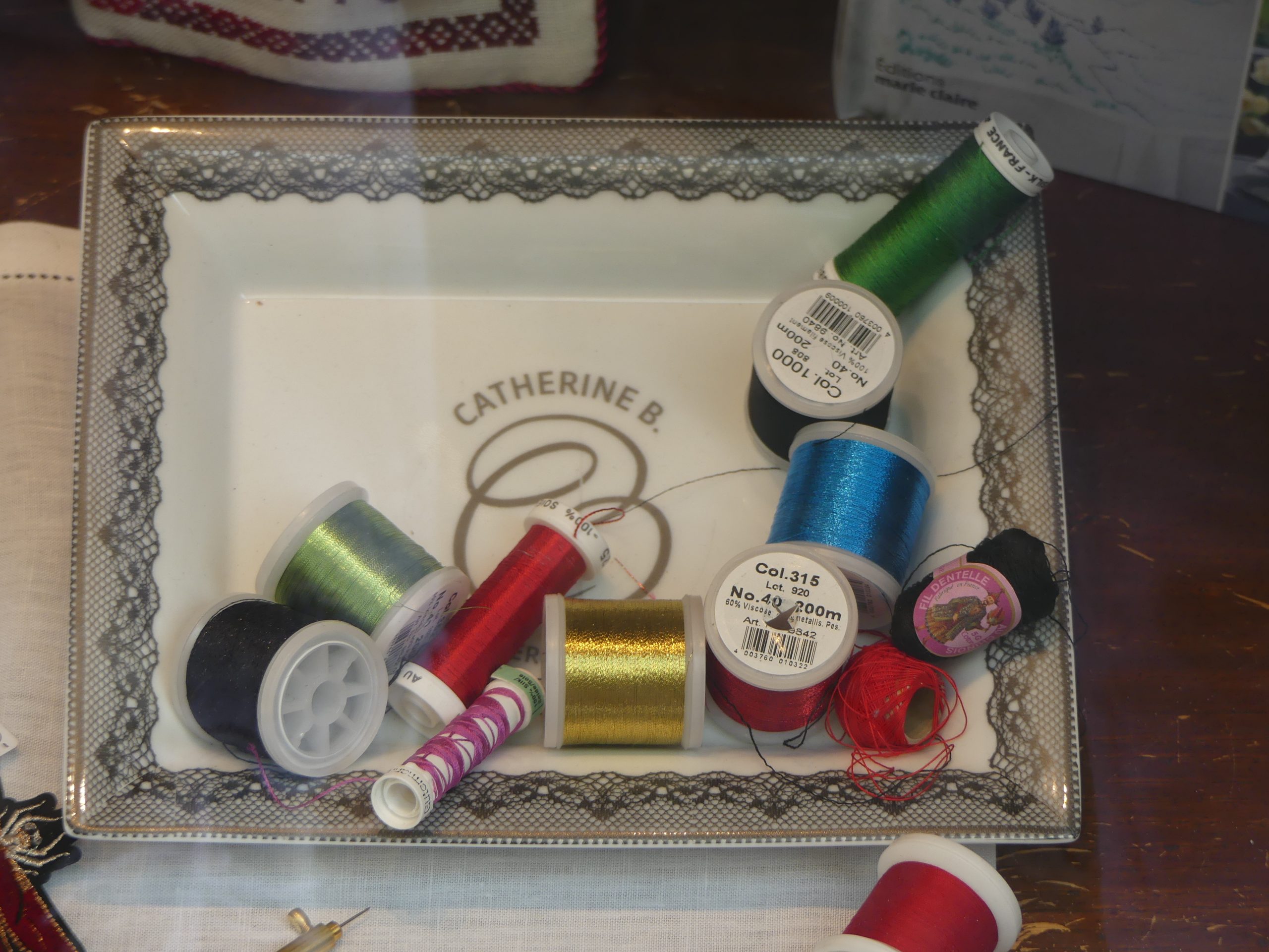 Ruban de soie dégradé