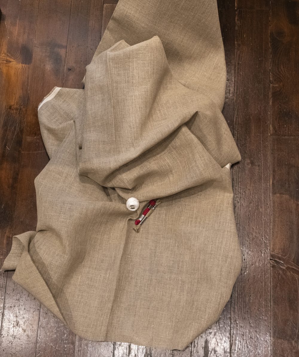 Toile de lin rustique