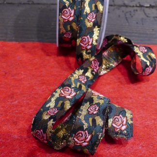 Ruban camouflage avec rose