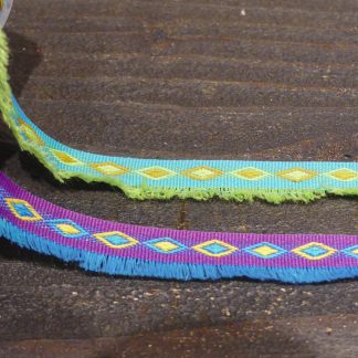 Galon franges losanges