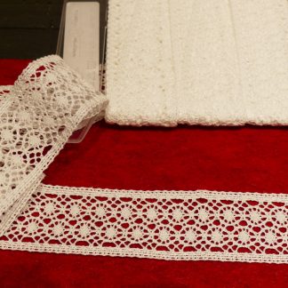 Dentelle entre-deux coton