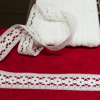 Dentelle entre-deux coton