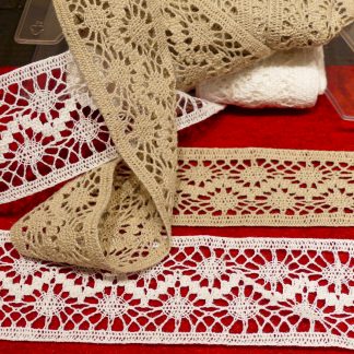 Dentelle entre-deux coton