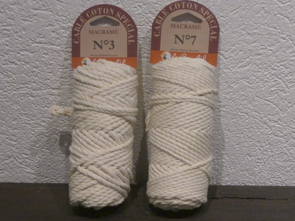 Coton câblé pour macramé