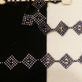 Galon losange strass