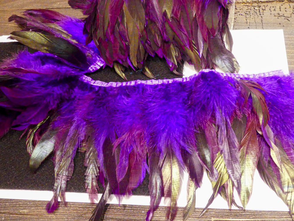 Plumes violettes
