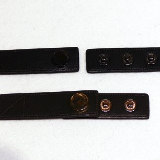 Brandebourg cuir avec pression