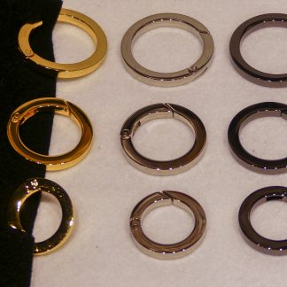 Anneau métal avec ouverture