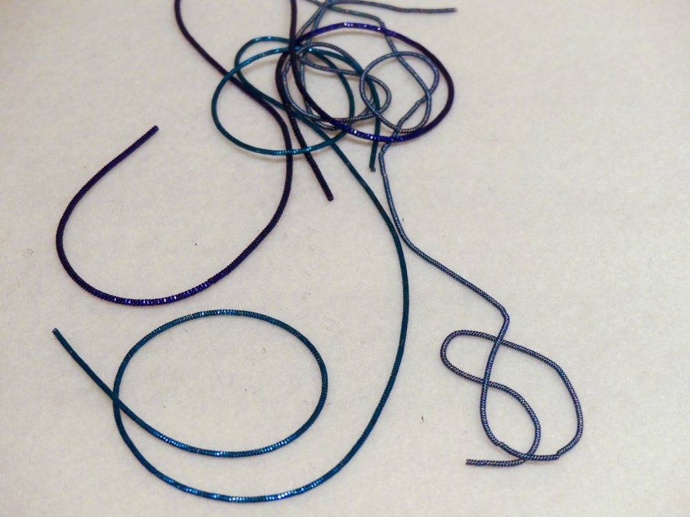 Cannetille ton de bleu