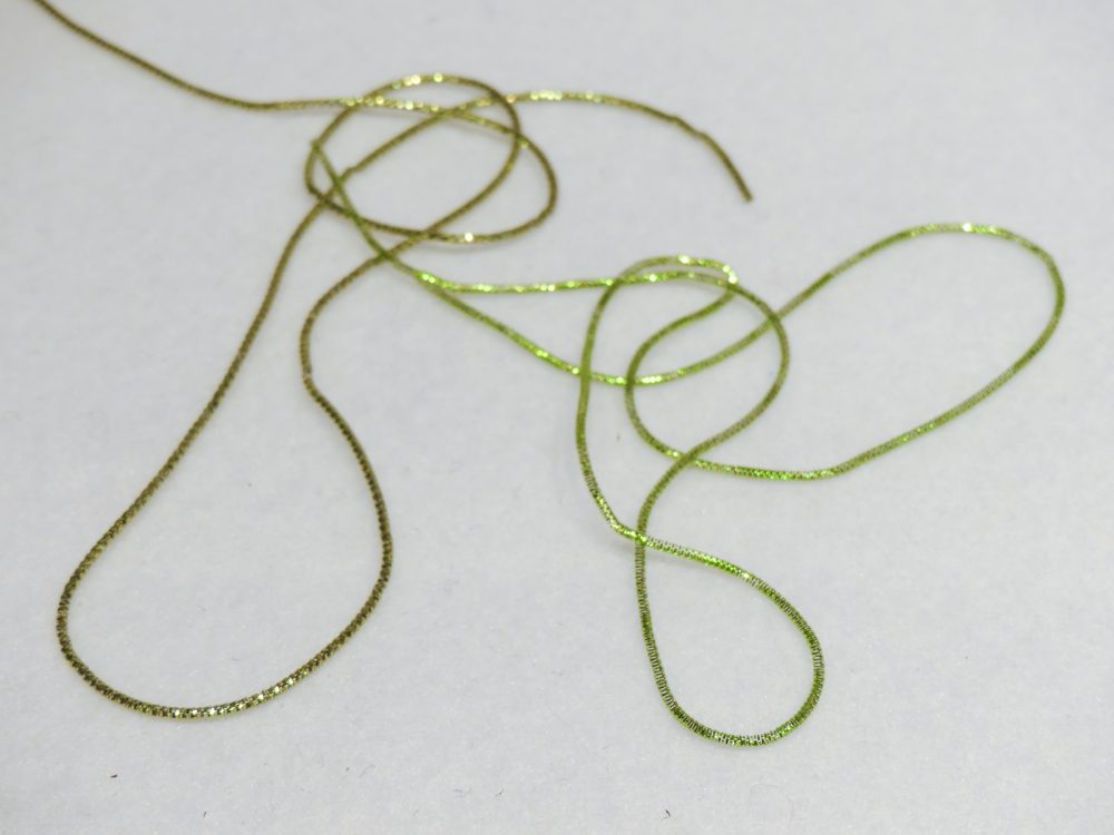 Cannetille ton de vert