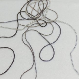 Cannetille ton de gris, noir