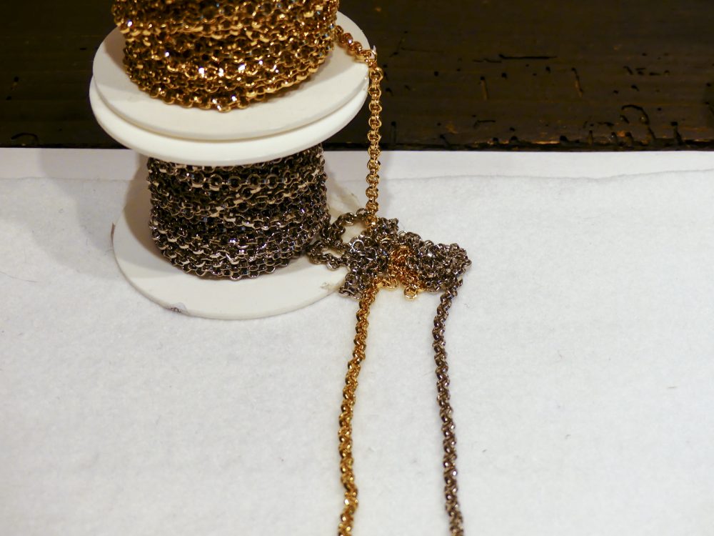 Chaîne ronde anneaux