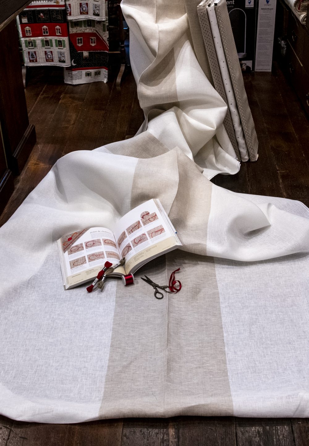 Toile à broder