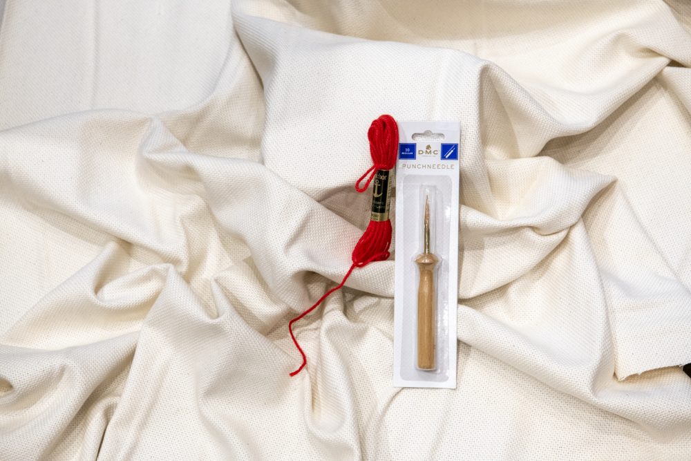 Toile pour punch needle