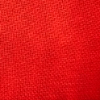 toile de lin rouge 12 fils/cm coupon