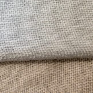 toile de lin 12 fils/cm ton gris