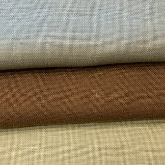 toile de lin 12 fils/cm ton beige