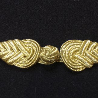 Brandebourg passementerie doré