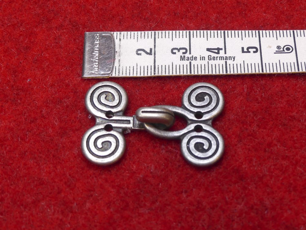 Brandebourg métal argent