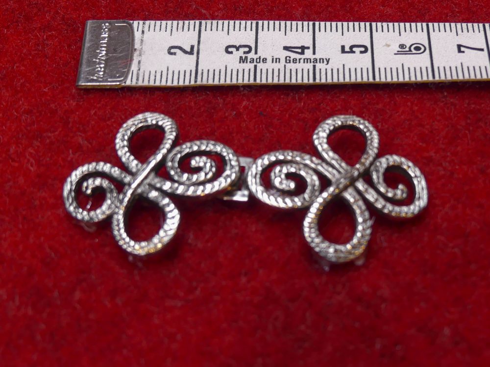 Brandebourg métal argent