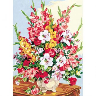 Le bouquet de glaïeuls