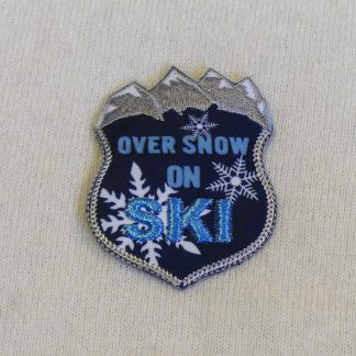 Ecusson ski
