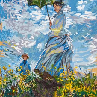 La femme à l'ombrelle de Monet