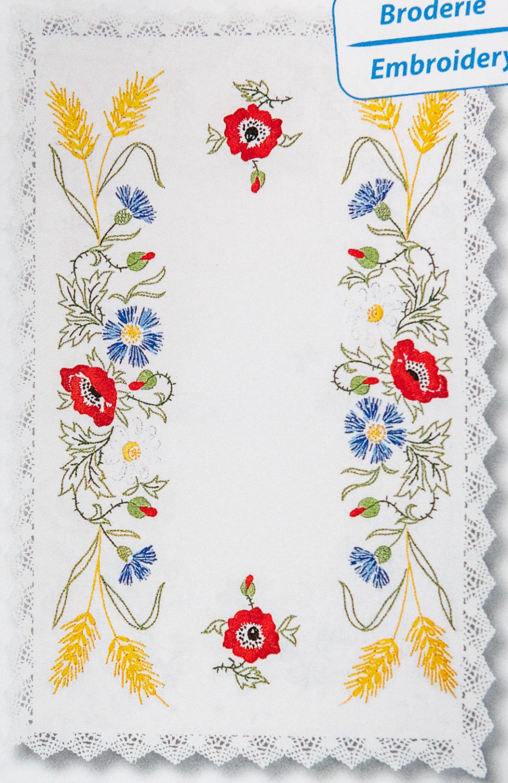 Napperon fleurs des champs