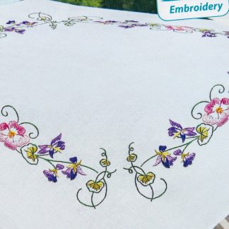 Nappe lierre et violette