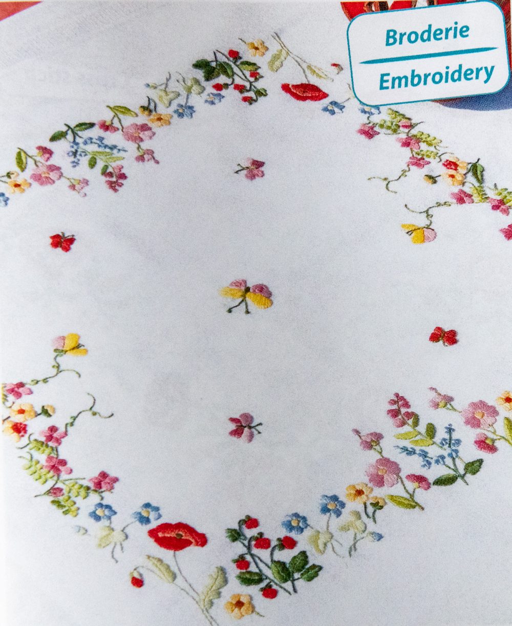 Nappe semi de fleurs