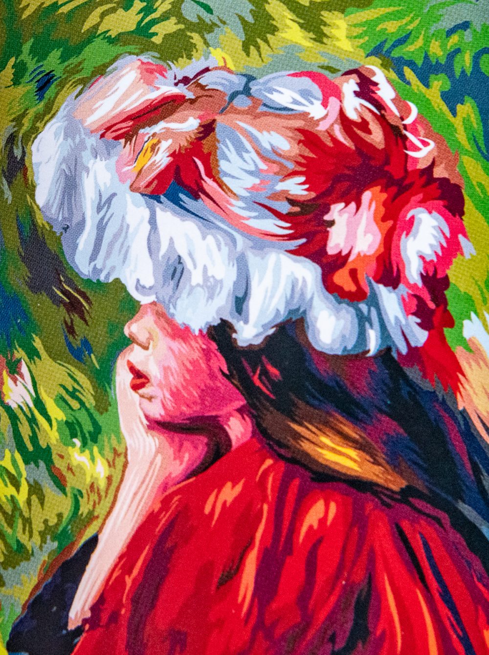 La fillette au chapeau rouge de Monet