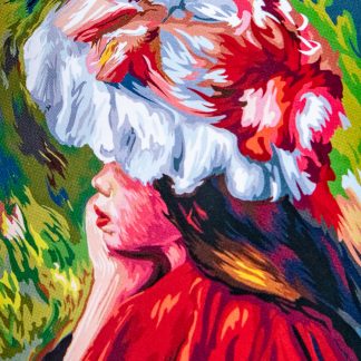 La fillette au chapeau rouge de Monet