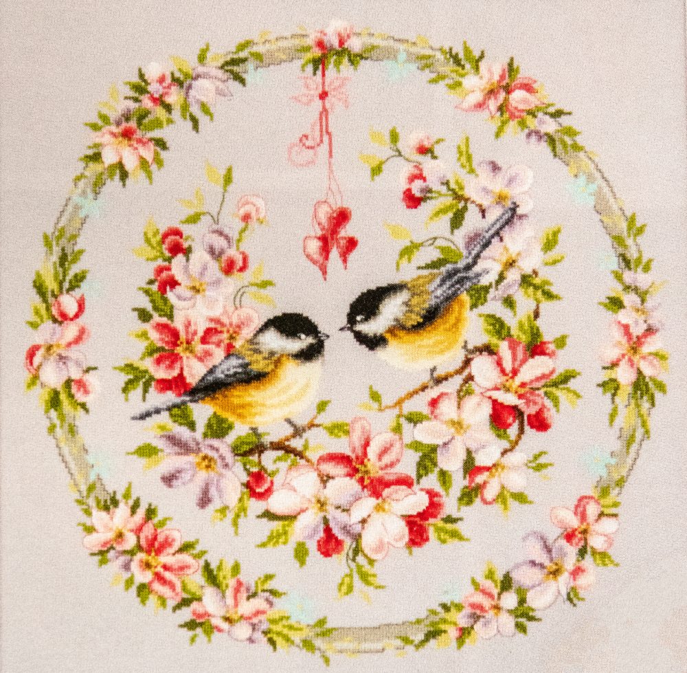 Mésange dans une guirlande