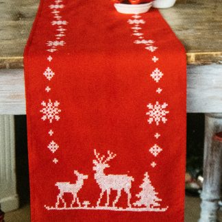 Chemin de table rennes rouges