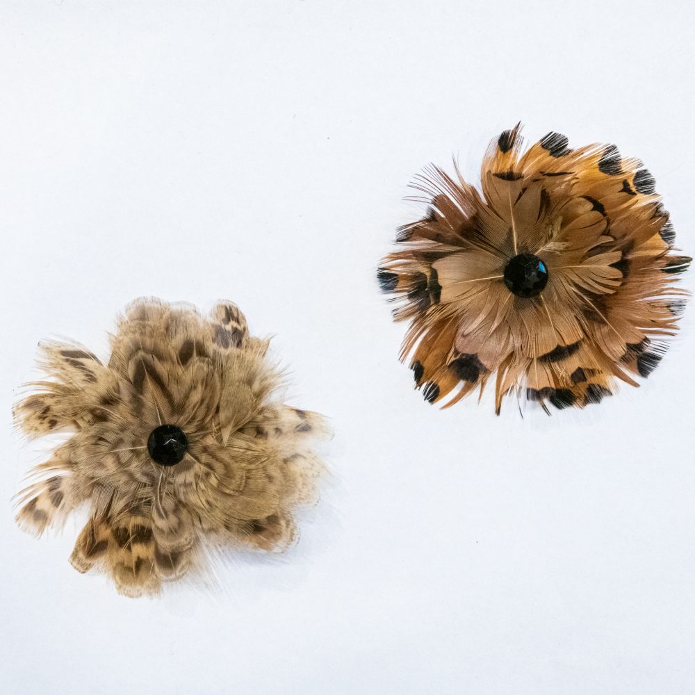 Broche plumes