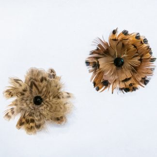 Broche plumes
