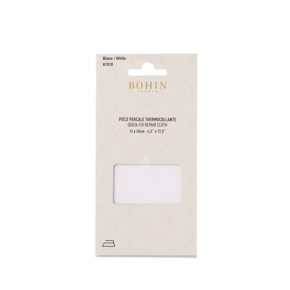 Thermocollant coton blanc