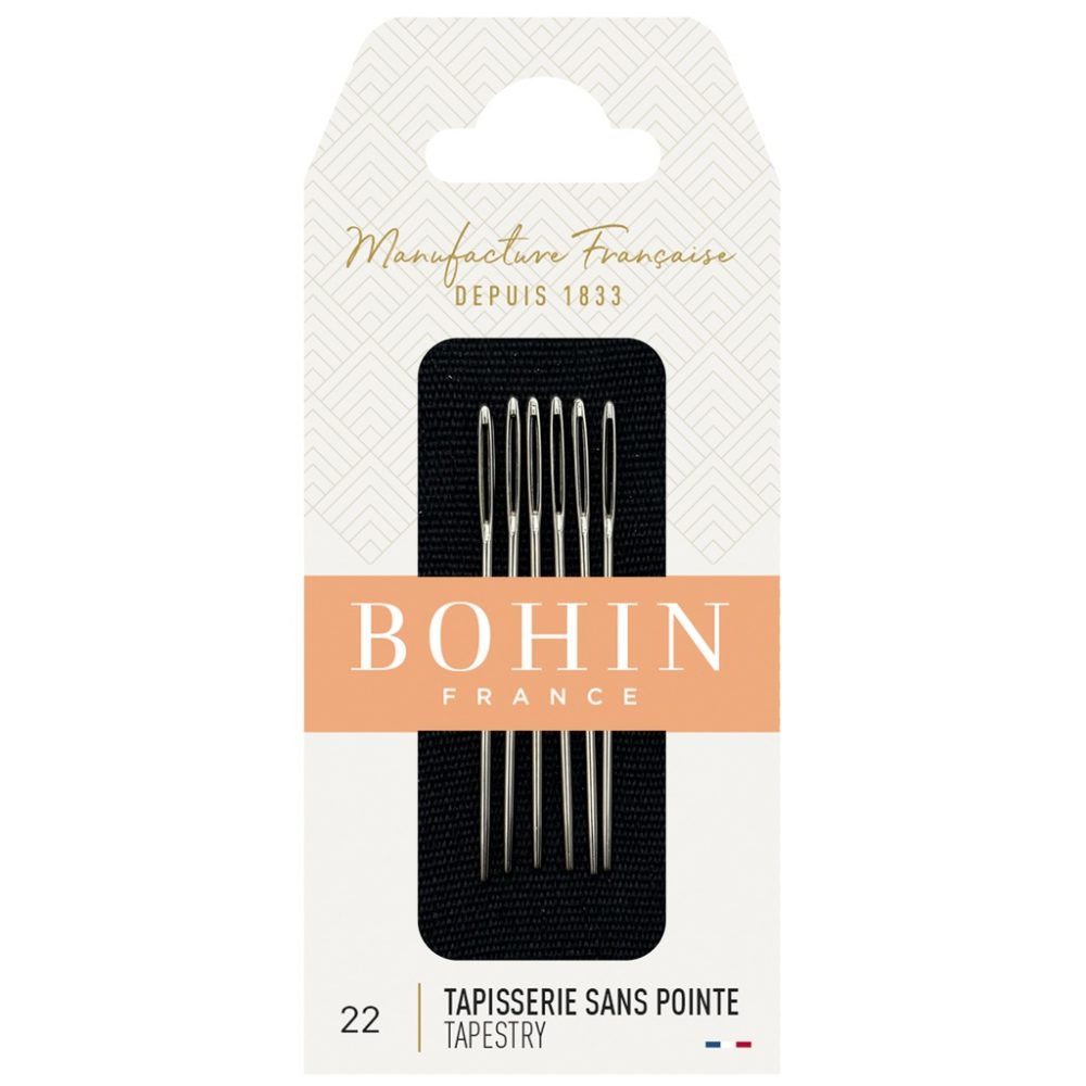 Aiguilles à tapisserie sans pointe N°22