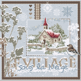 Village sous la neige