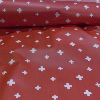 Toile cirée croix suisse