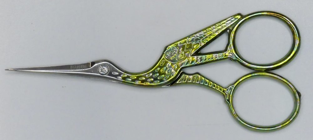 Ciseaux à broder grande cigogne