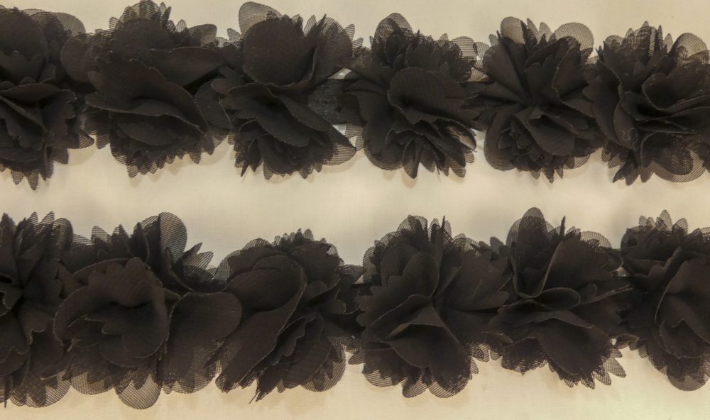 Galon fleur taffetas