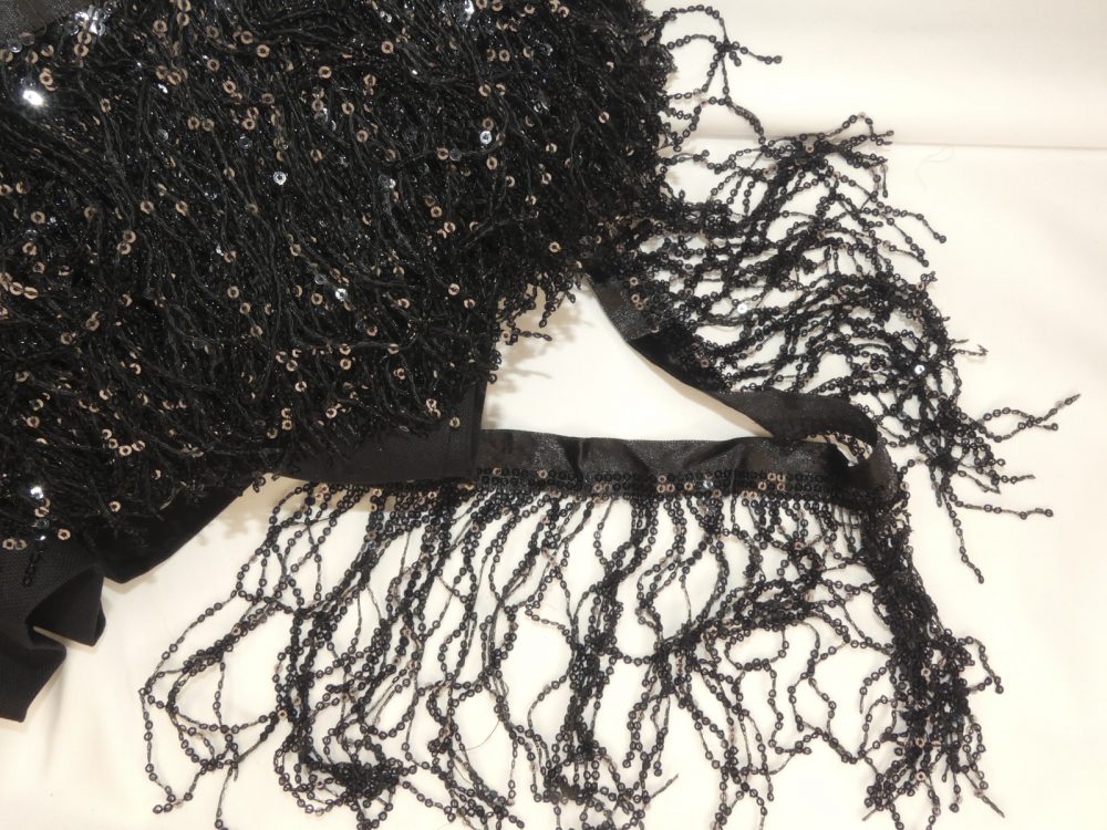 Frange paillettes
