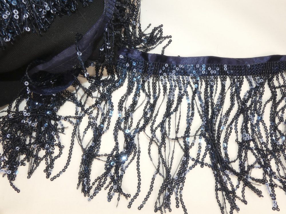 Frange paillettes